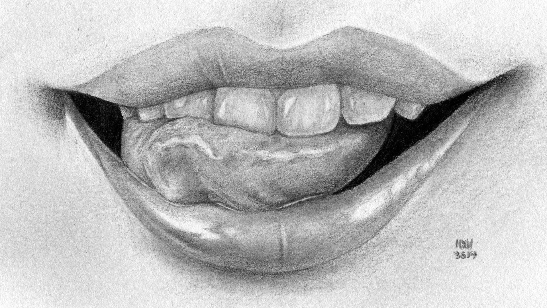 Drawing Of A Mouth 48