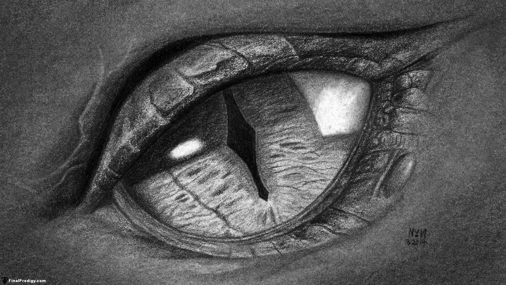 How to Draw a Dragon Eye, Smaug's Eye